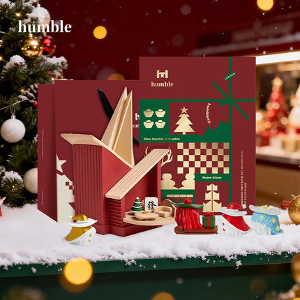 【圣诞礼盒】humble圣诞香薰蜡烛圣诞礼盒&Mini盲盒摆件送礼礼物
