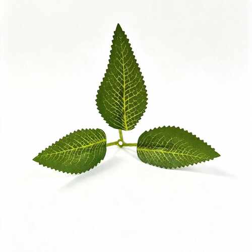 丝网花配件仿真玫瑰花叶diy樱花叶配材插花仿真叶子装饰树叶