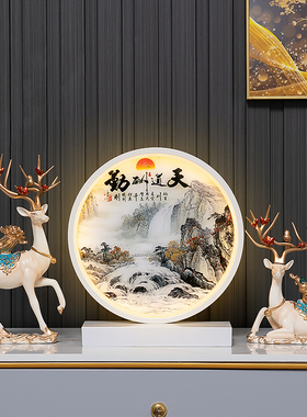 招财鹿摆件客厅玄关创意酒柜电视柜办公室家居装饰乔迁结婚礼物