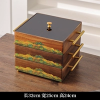 (3 слоя) Сухой фруктовой тарелки