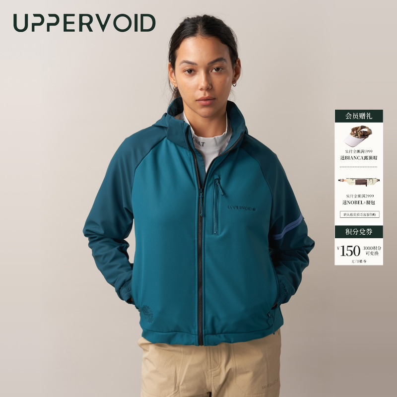 UPPERVOID软壳夹克暖抓绒防风