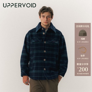 GRAM法兰绒衬衫|运动休闲复古翻领外套男新款|UPPERVOID二普纬度