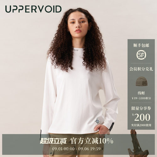 UPPERVOID运动纯棉长袖T恤