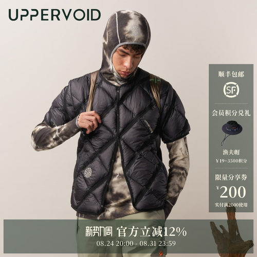 UPPERVOID短袖羽绒服轻薄