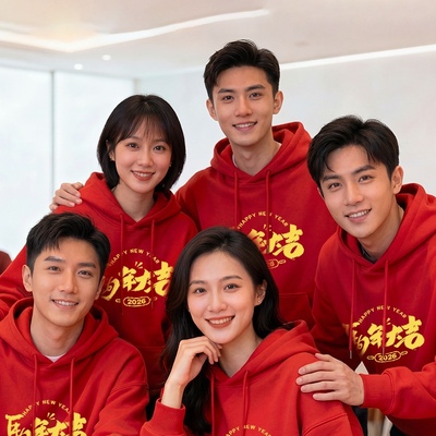 年会卫衣定制印logo企业聚会团建