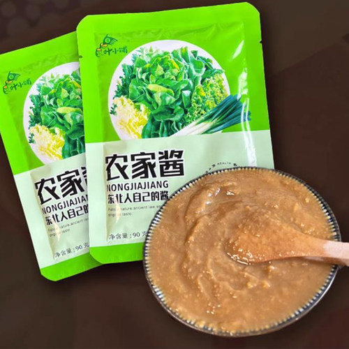 农家酱东北黄豆农家酱叶小铺特色臭大酱自制调味酱纯发酵东北酱蘸