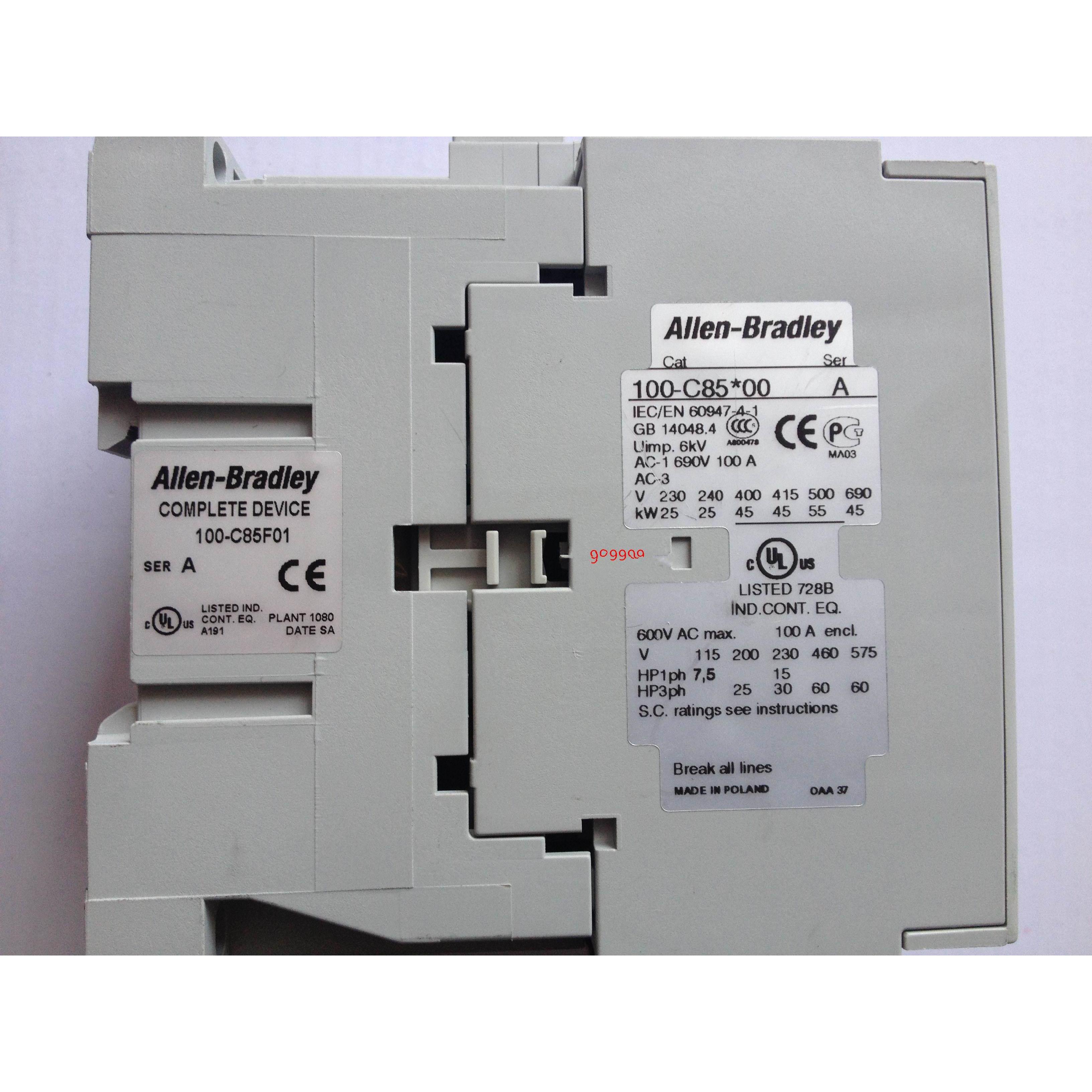 Allen-Bradley 100-C85DJ10 100-C85D*00 100-C85DJ00 DC24V议价