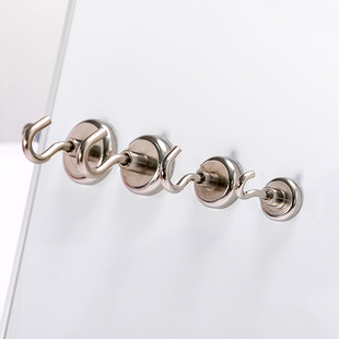 超强磁铁挂钩强力磁铁钕铁硼高强度吸铁石可旋转钩子富尼强力圆形大号块铷钕汝强磁吸铁器超强吸力铁钩挂钩