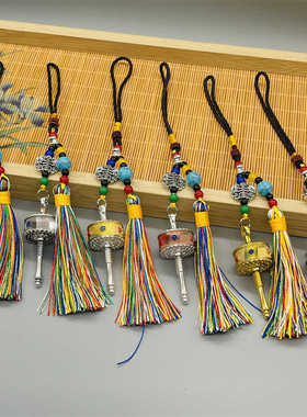 西藏纪念品包包吊坠汽车挂件可转