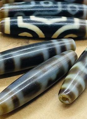 十分象天然玛瑙做旧老天珠吊坠