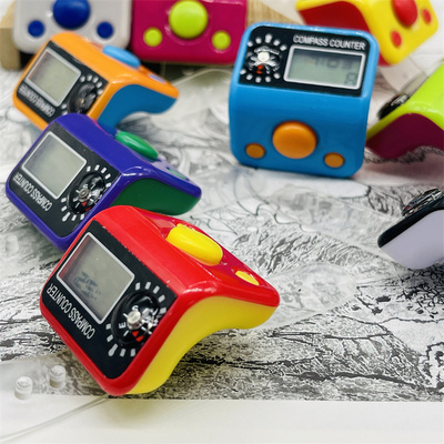 5个一份电子计数器手指环指南针