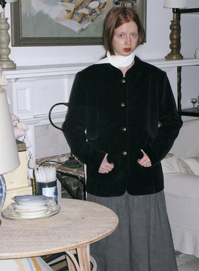 dorydory 原创设计 新中式冬季灯芯绒厚外套女小众中国风小香上衣