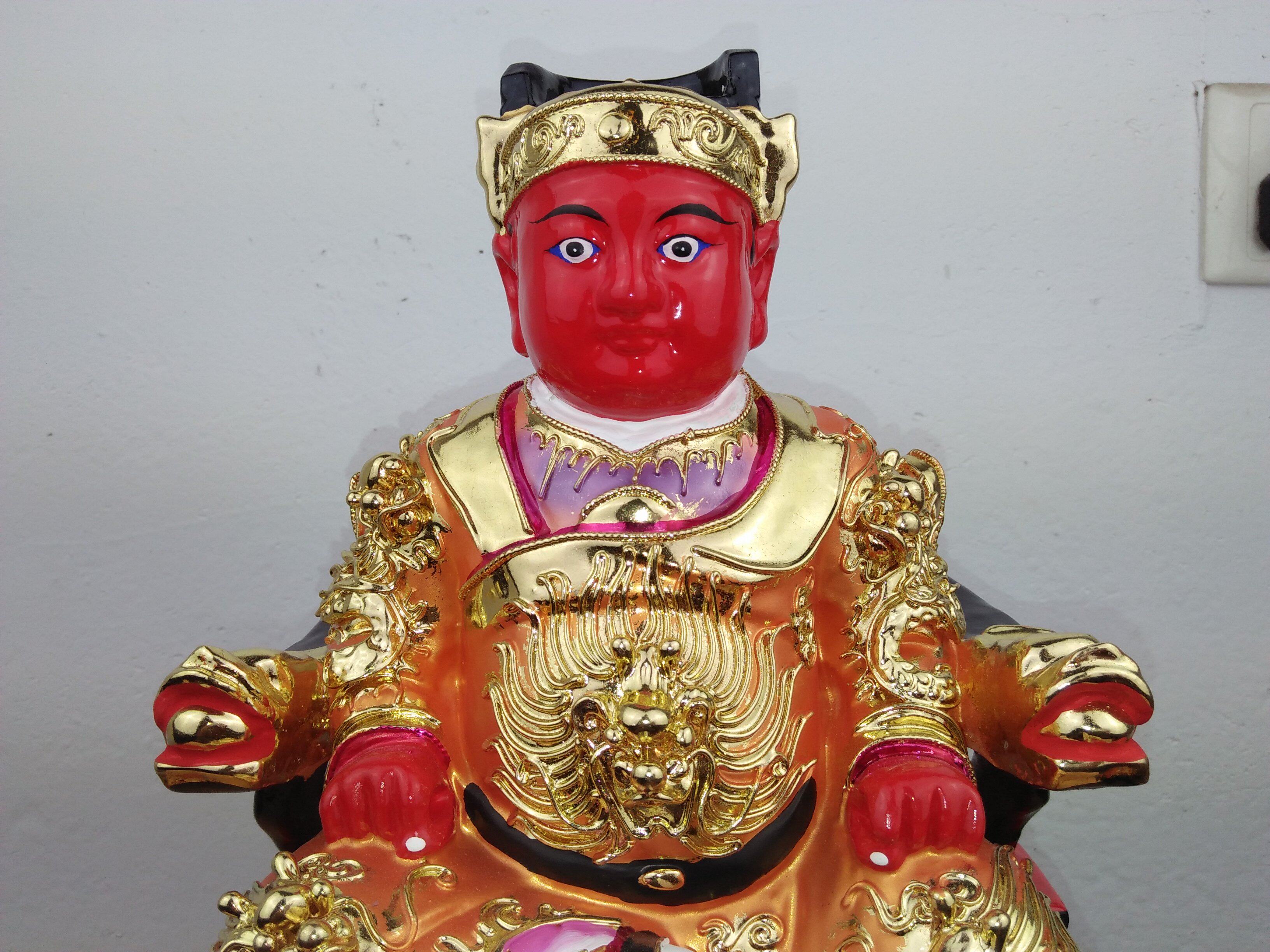 正品定制木雕佛像十三太保像广泽尊王郭圣王神像木雕摆件