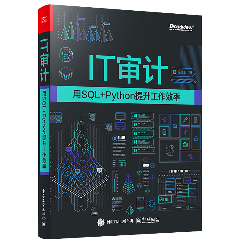 官方正版 IT审计：用SQL+Python提升工作效率 数据可视化技巧图书籍 Python基础与Python实战技巧 IT审计学习SQL基础与实战 涂佳兵