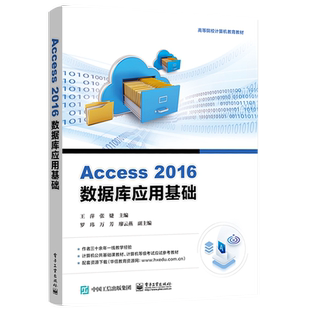 官方正版 Access 2016数据库应用基础 Microsoft Access 2016数据库管理系统的基本功能和使用技巧讲解书籍 王萍 电子工业出版社