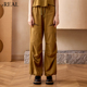 real瑞尔美式 直筒阔腿休闲裤 复古工装 女夏季 美式 裤 新款 女