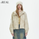 风衣外套 休闲百搭连帽短款 real瑞尔秋冬季 新款