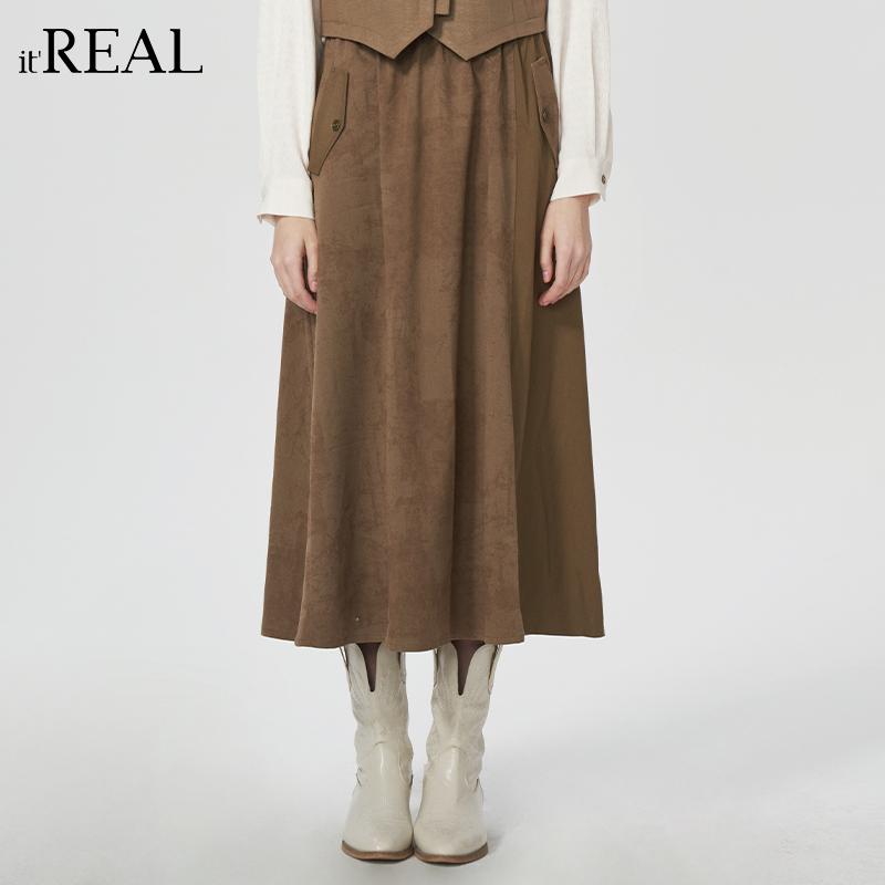 法式复古半身裙女2025春秋新款