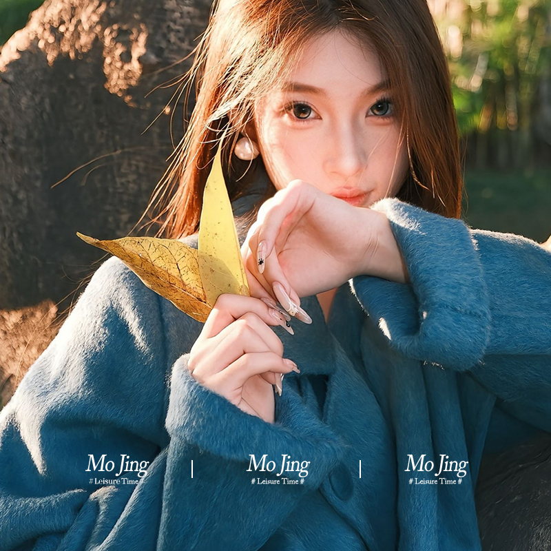 羊绒大衣女款气质收腰显瘦中长款