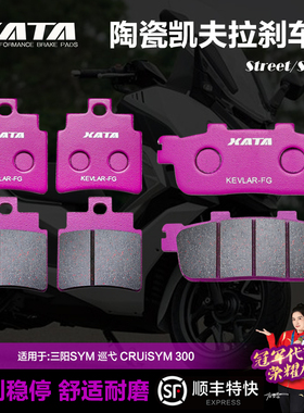 XATA陶瓷刹车片 适用三阳SYM 巡弋 CRUiSYM 300 前后改装碟刹皮