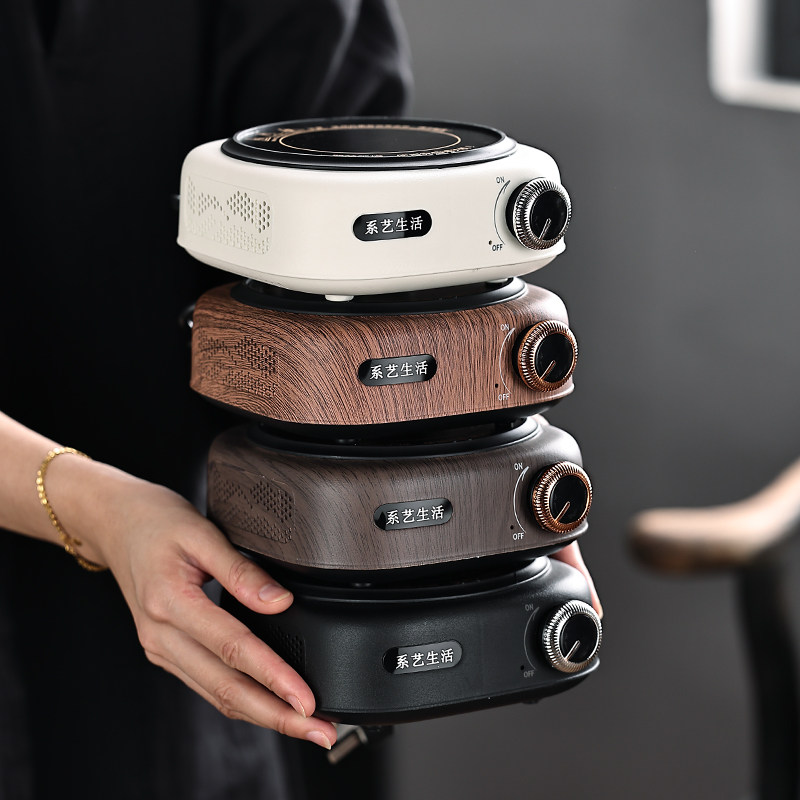 电陶炉煮茶家用煮茶器小型电热炉专用玻璃茶壶泡茶围炉迷你烧水壶