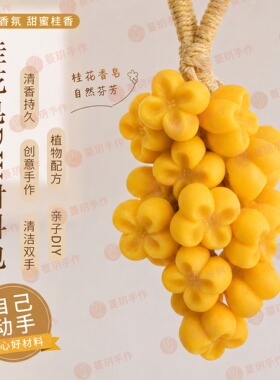 桂花手工皂DIY材料包香薰伴手礼