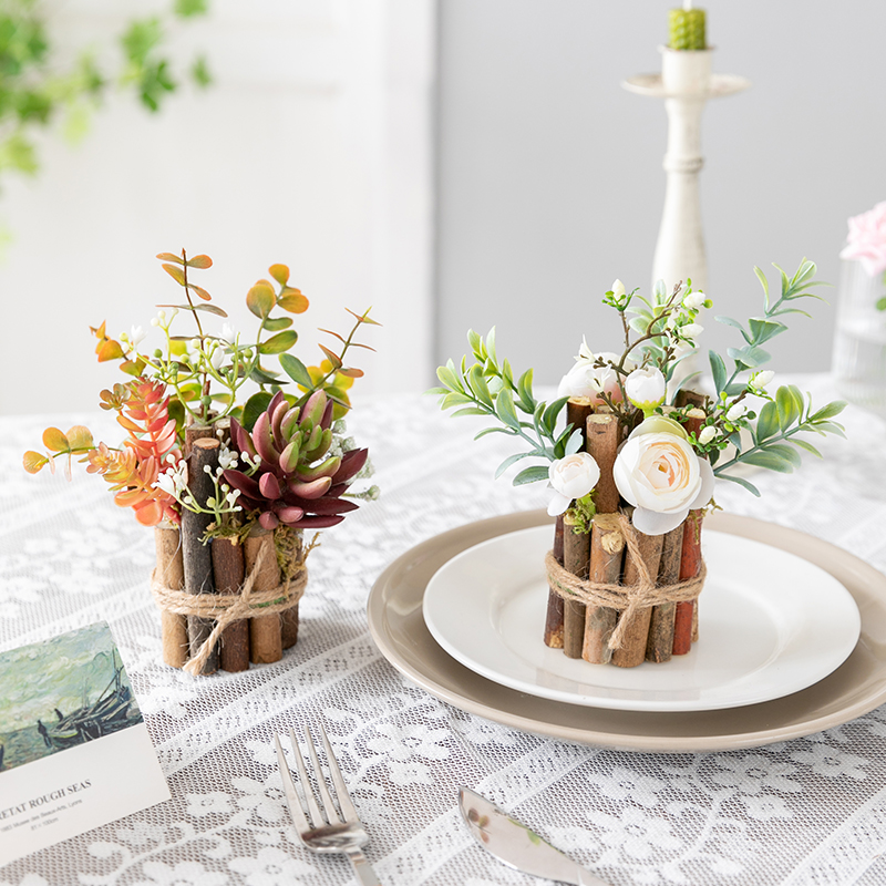 阿楹 办公桌面拍照茶歇小摆件ins咖啡店自助餐台户外露营干花装饰