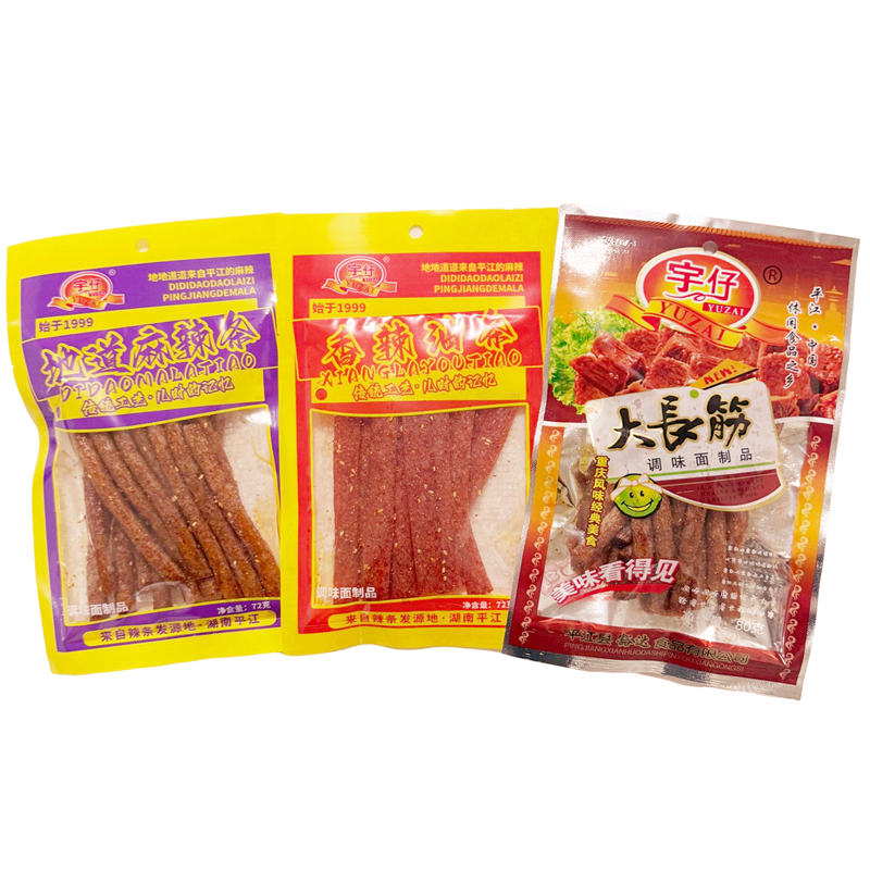宇仔辣条香辣油条湘辣臭干子