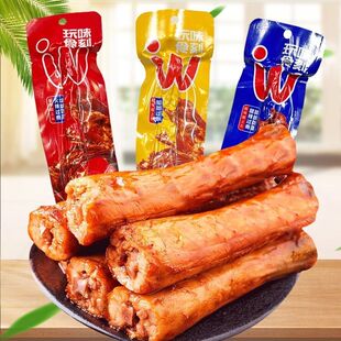 玩味食刻烤脖50g整根香辣烤鸡长脖黑鸭味糖醋味休闲下酒菜非鸭脖