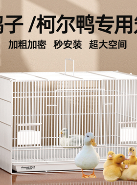 鸭子专用笼柯尔鸭笼用品屋育雏房家用室内外大号豪华别墅养小鸭笼
