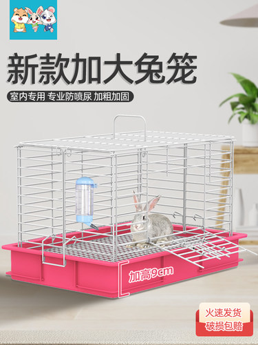 兔笼自动清粪养殖室内户用豚鼠兔窝房豚鼠宠物笼防喷尿