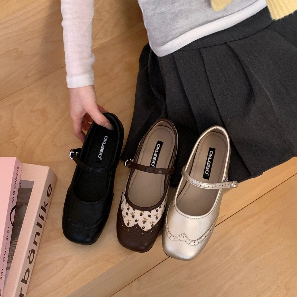 2026新款复古法式小皮鞋时尚雕花布洛克可爱甜美配裙子玛丽珍单鞋,户外/登山/野营/旅行用品,登山鞋/徒步鞋,淘宝优惠券,粉丝福利购,淘宝优惠卷