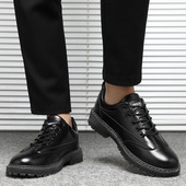 休闲皮鞋 工作鞋 男系带马丁靴韩版 透气低帮鞋 马丁靴 板鞋 秋冬季