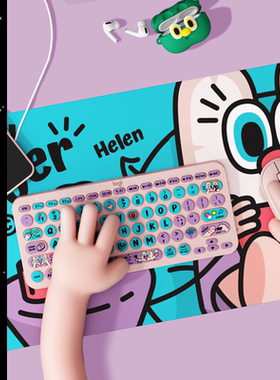 UOOHAlittles罗技联名蓝牙K380键盘Pebble鼠标键鼠平板键鼠套装