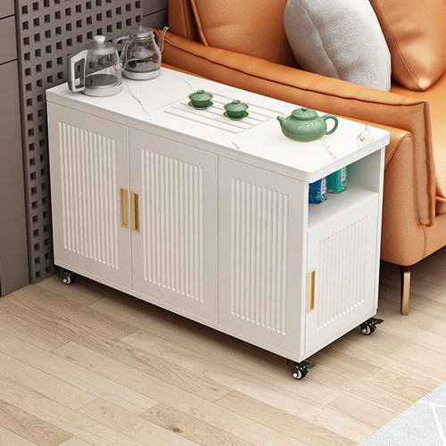 涵御轩轻奢岩板可移动边几茶台桌