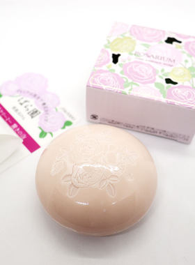 日本本土资生堂ROSARIUM 玫瑰园香氛洁面沐浴香皂100g