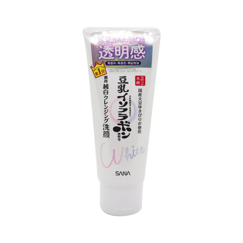 日本sana莎娜豆乳亮白净白温和洁面乳150g 洗面奶