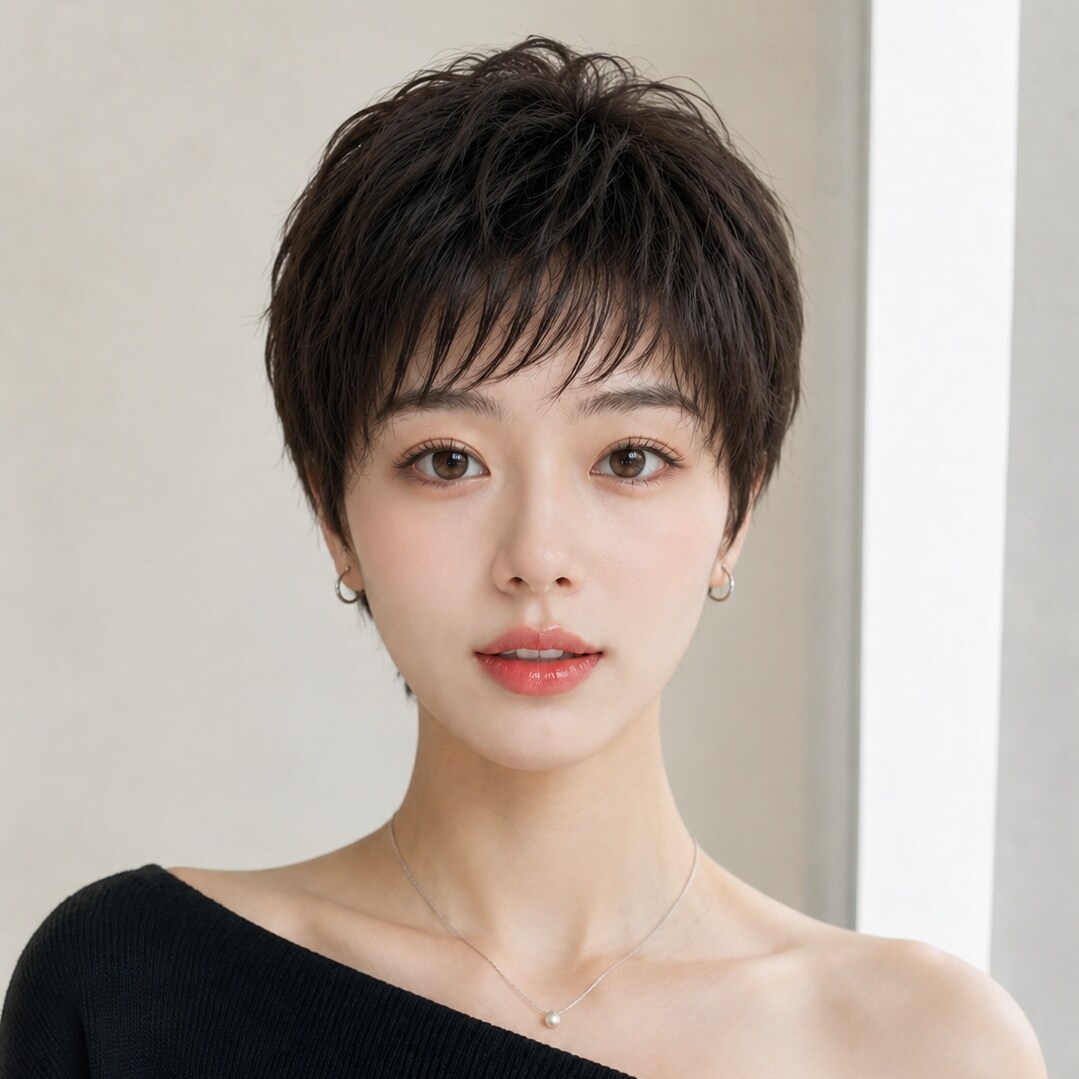假发全头套女全真人发丝短卷发中老年妈妈款自然轻薄透气假发套