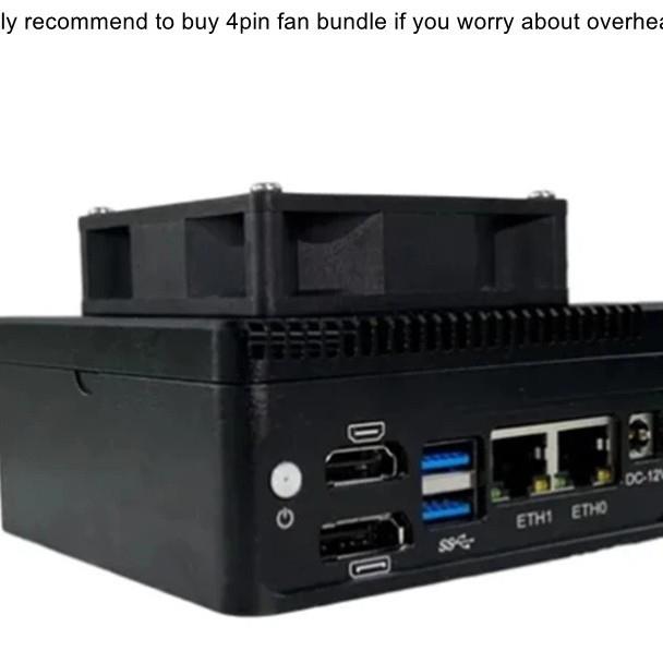 板载N100四核迷你小主机DDR5内存服务器低功耗EVS工业工控云电脑