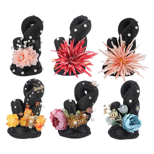 汉服假发古风丽人行发髻唐风敦煌飞天仙女头饰古装舞台表演古典舞