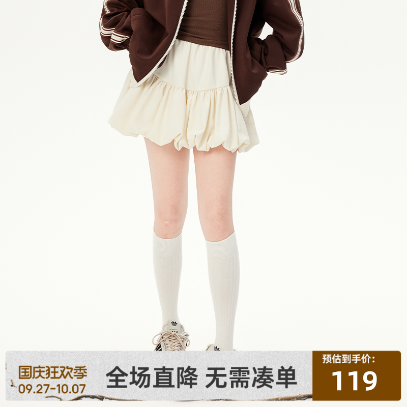 YKYB新款半身裙甜美慵懒风短裙