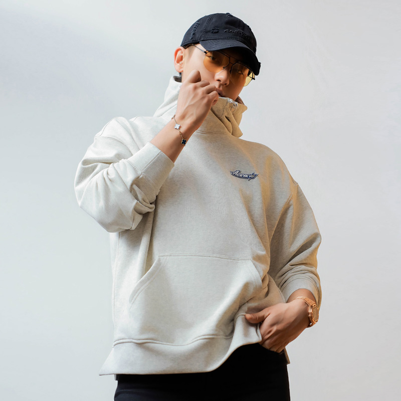 宽松街头休闲连帽卫衣