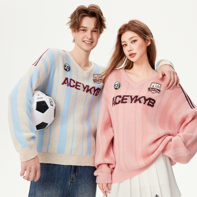 【YKYB黄子韬官方店】2025春季新款慵懒风情侣宽松套头针织衫上衣