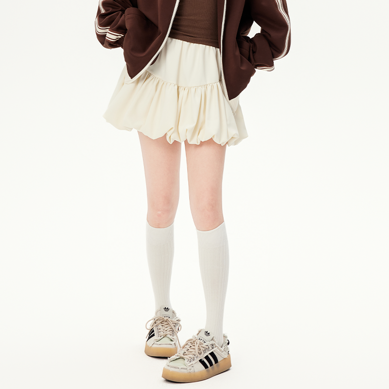 YKYB新款半身裙甜美慵懒风短裙