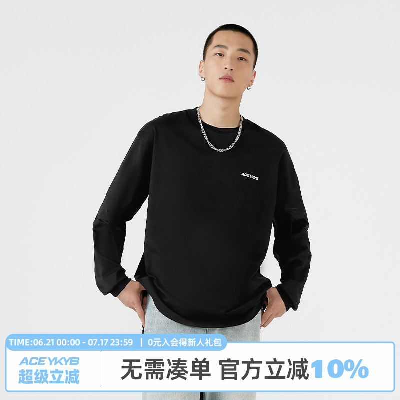 ykyb长袖简约常规纯色