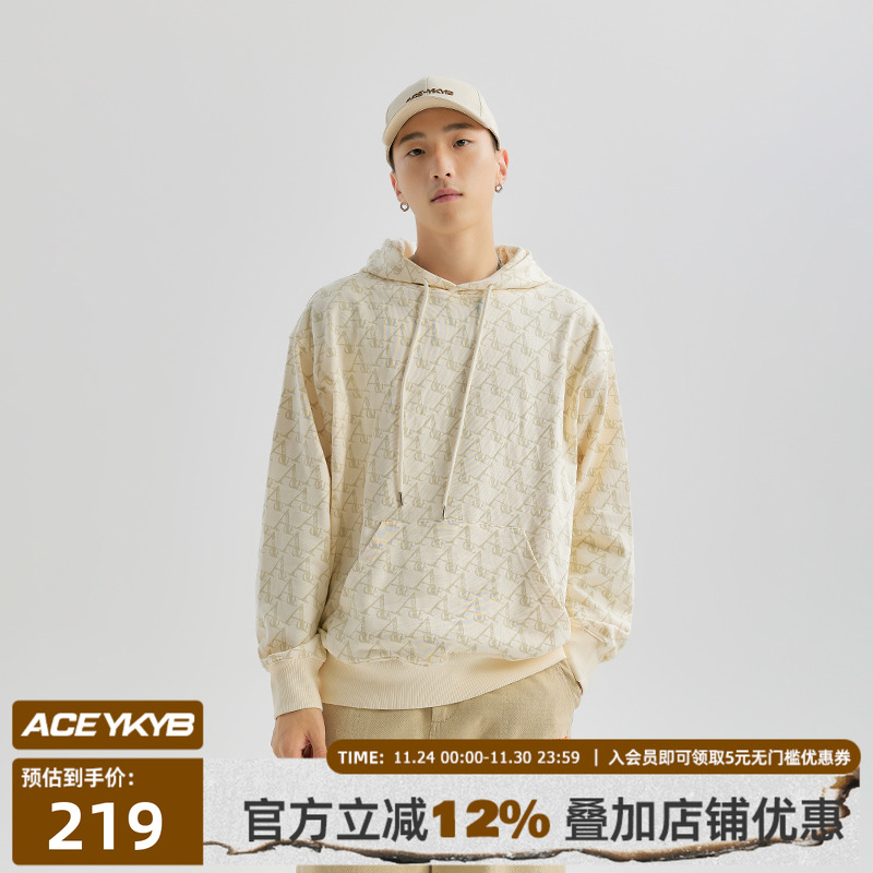 常规宽松街头连帽卫衣