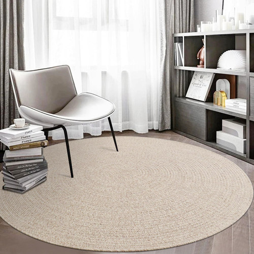 手工编织天然真羊毛客厅沙发地毯