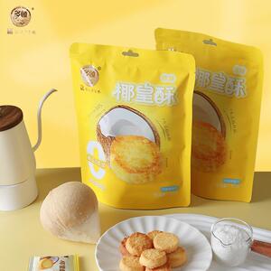 【9.9元2包到手约34小袋】多顿椰皇酥椰蓉酥椰香味椰子酥饼干