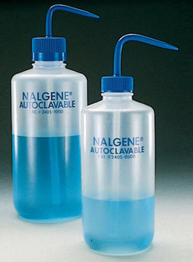 Nalgene可高温高压聚丙烯共聚物瓶体灭菌洗瓶 500ml洗瓶2405-0500