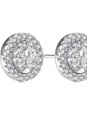 璀璨超闪耳钉男潮流个性耳饰品
